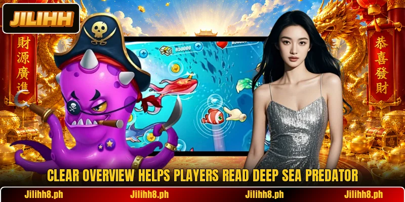 Clear overview helps players read Deep Sea Predator Clear overview helps players read Deep Sea Predator