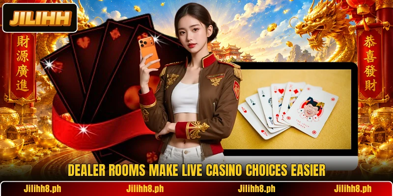 Dealer rooms make live casino choices easier Dealer rooms make live casino choices easier
