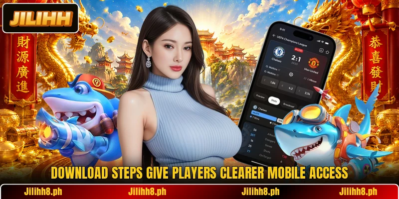 Download steps give players clearer mobile access Download steps give players clearer mobile access