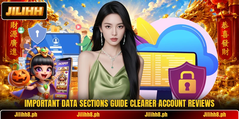 Important data sections guide clearer account reviews Important data sections guide clearer account reviews