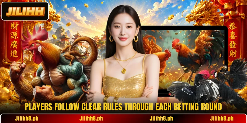 Players follow clear rules through each betting round Players follow clear rules through each betting round