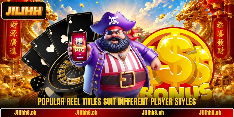 Popular reel titles suit different player styles Popular reel titles suit different player styles