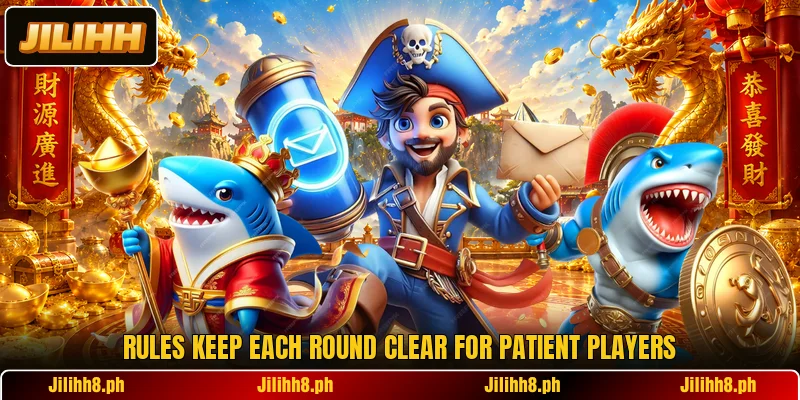Rules keep each round clear for patient players Rules keep each round clear for patient players