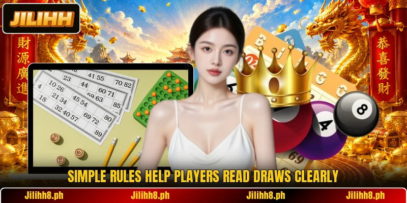 Simple rules help players read draws clearly Simple rules help players read draws clearly